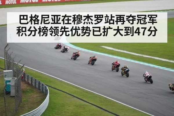 巴格尼亚在穆杰罗站再夺冠军积分榜领先优势已扩大到47分